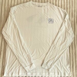 Fish Hippie XXL Men's White Long Sleeve Shirt